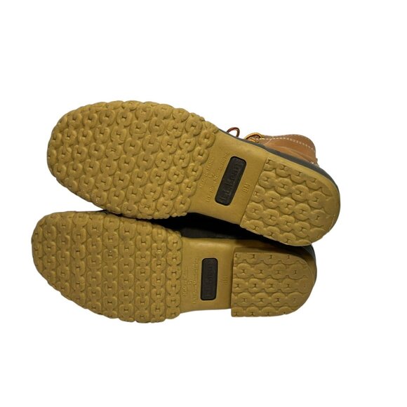 LL BEAN 212880 Women's Waterproof Duck Boots Sz 6 Leather 8" Brown Gorpcore USA - Picture 9 of 9